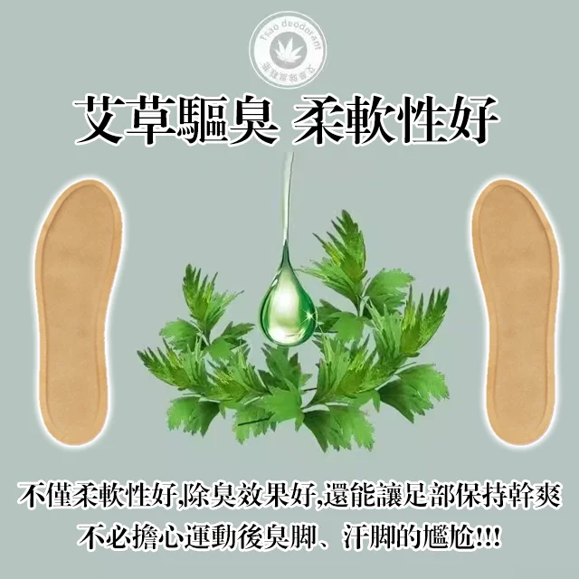 艾草自發熱暖足鞋墊