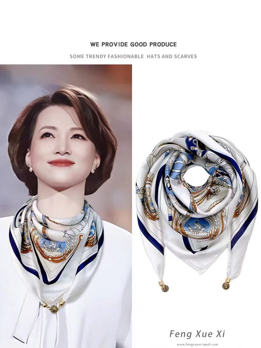 2024新款磁吸扣棉麻絲巾 女士護頸方巾 ins圍巾圍脖裝飾時尚百搭 三角巾 2024新款磁吸扣棉麻絲巾 女士護頸方巾 ins圍巾圍脖裝飾時尚百搭 三角巾