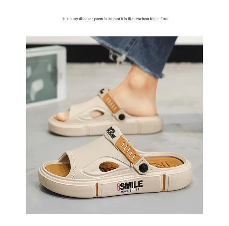 【加厚防滑涼拖鞋】防滑防刮，耐磨鞋底久穿不壞，透氣不悶熱，防滑大底，行走更安心！